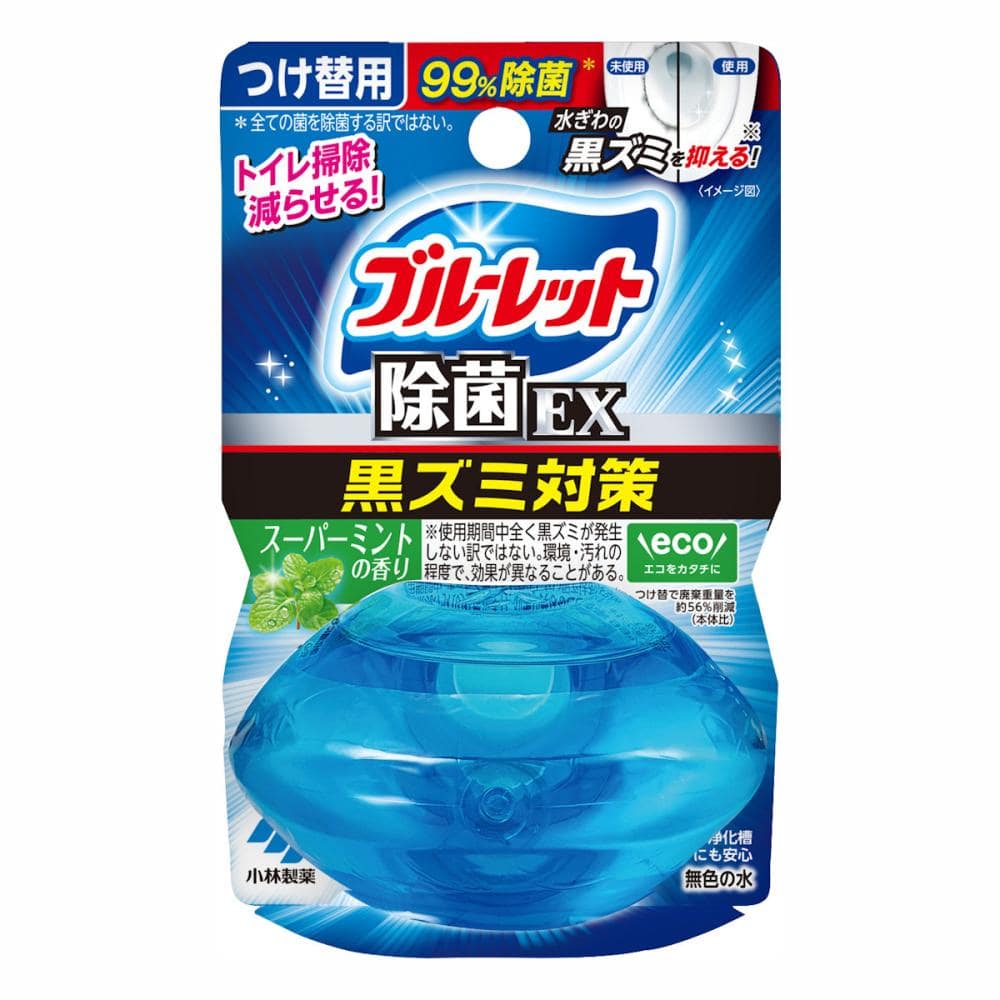 小林製薬　液体ブルーレット除菌ＥＸ　スーパーミントの香り　付け替え用　６７ｍＬ