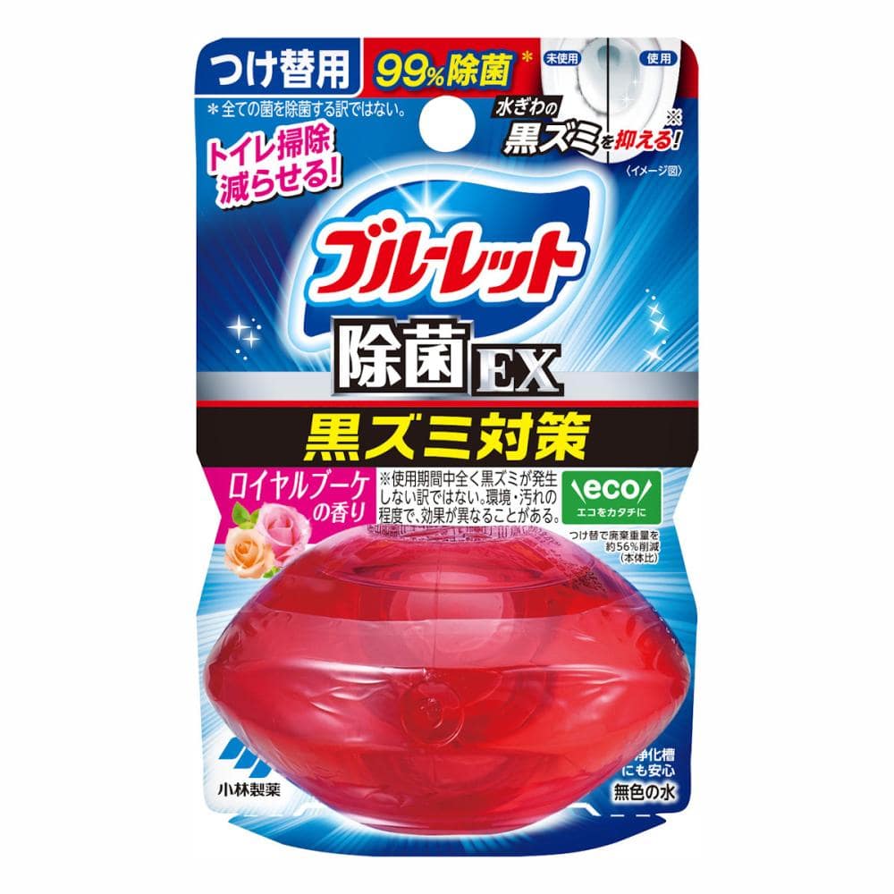 小林製薬　液体ブルーレット除菌ＥＸ　ロイヤルブーケの香り　付け替え用　６７ｍＬ
