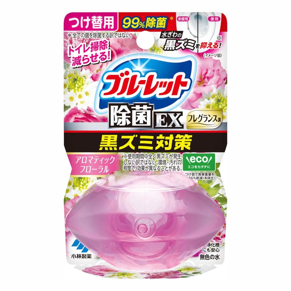 小林製薬　液体ブルーレット除菌ＥＸ　フローラルの香り　付け替え用　６７ｍＬ