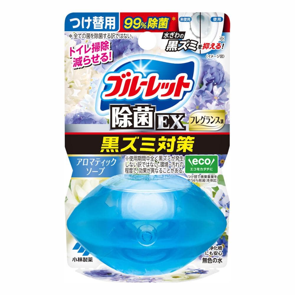 小林製薬　液体ブルーレット除菌ＥＸ　アロマティックソープの香り　付け替え用　６７ｍＬ
