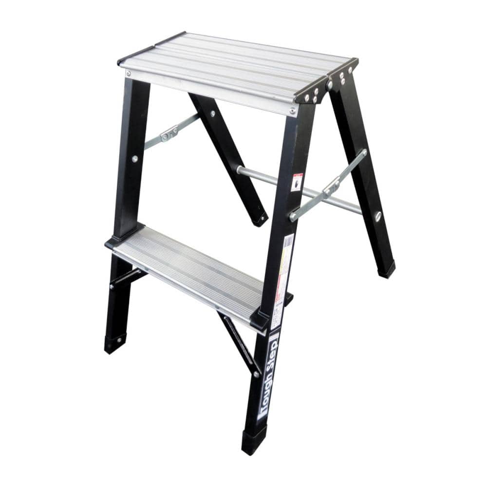 アルミス　ワイドステップ踏台　タフステップ２段　ブラック　ＡＳＦー２ＢＫ