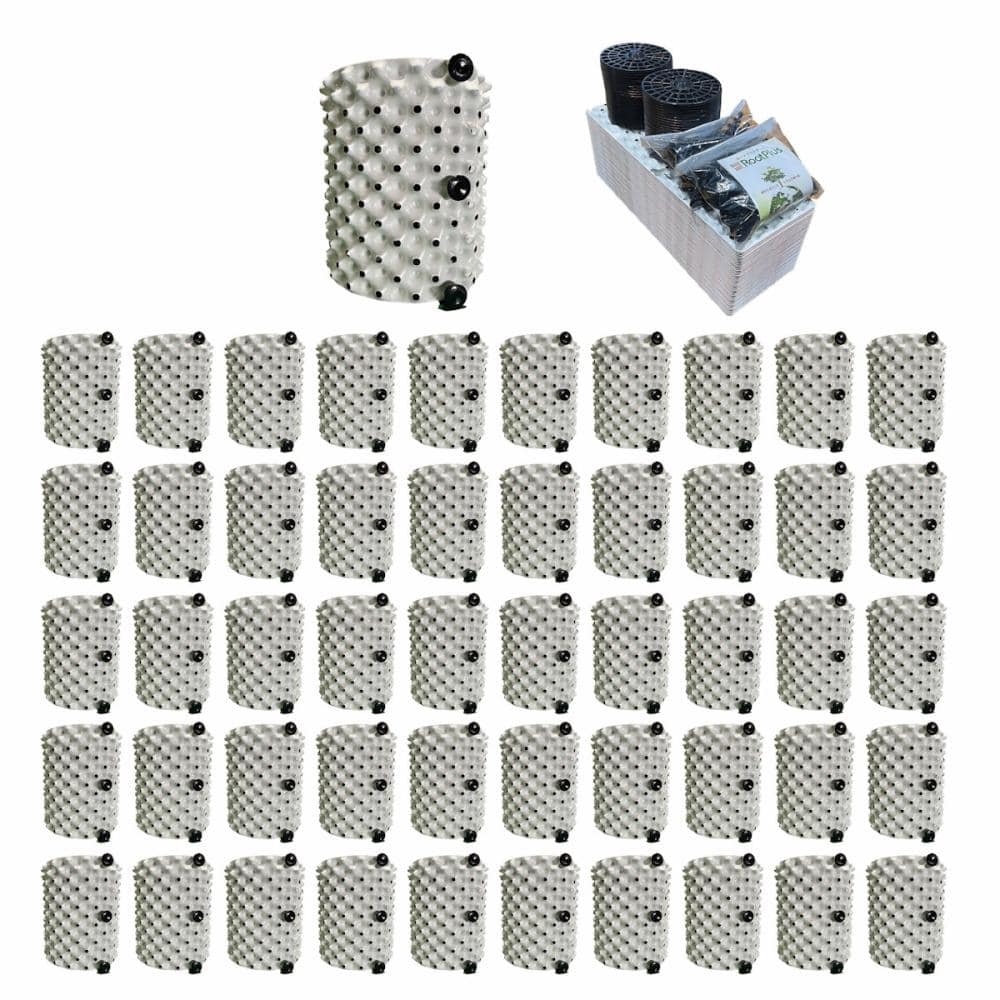 ルートプラスポット（ケース）　ホワイト　３Ｌ　５０個入り