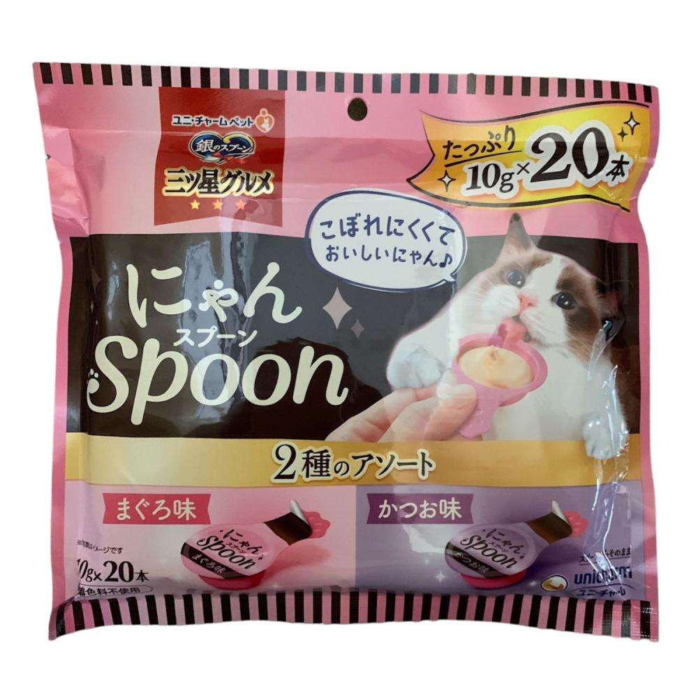三ツ星にゃんＳｐｏｏｎ　２種まぐろかつお味　２００ｇ