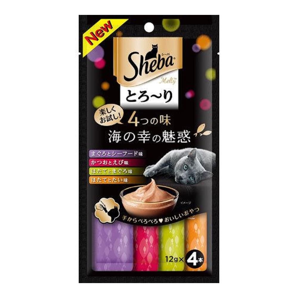 シーバとろーり　４つの味海の幸　１２ｇ×４本