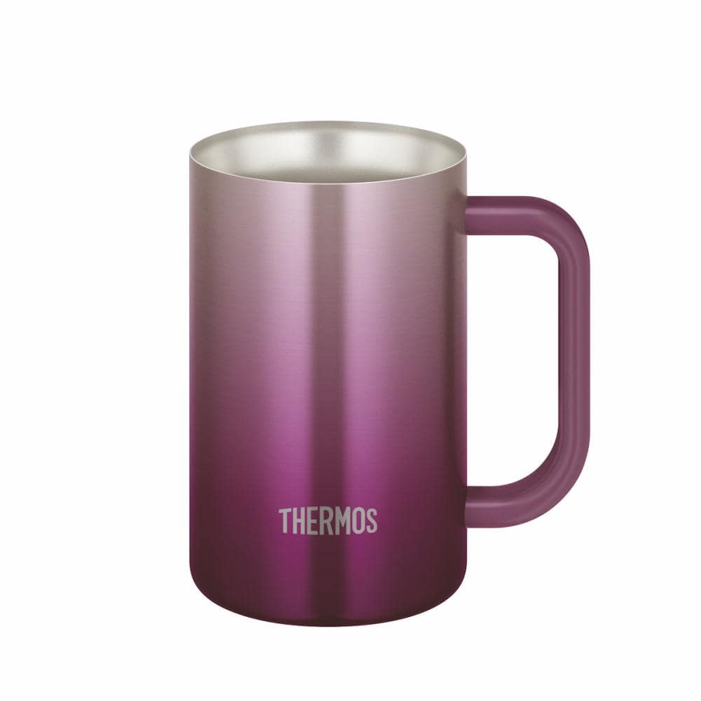 サーモス　真空断熱ジョッキ　パープル　６００ｍＬ　ＪＤＫ－６０１Ｃ