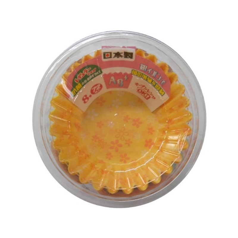 抗菌小花おかずカップ　８号　７２枚