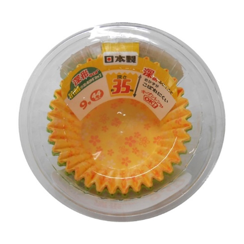 抗菌小花おかずカップ　深型９号　４４枚