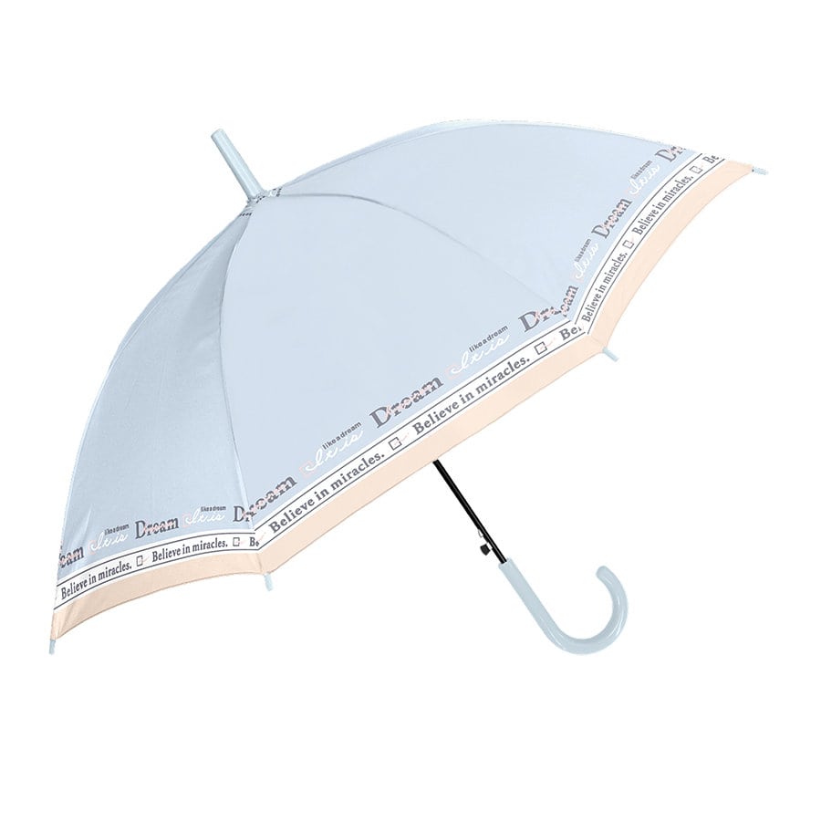 クラックス　ジャンプ傘　タイニーハピネス　ライトブルー　５５ｃｍ