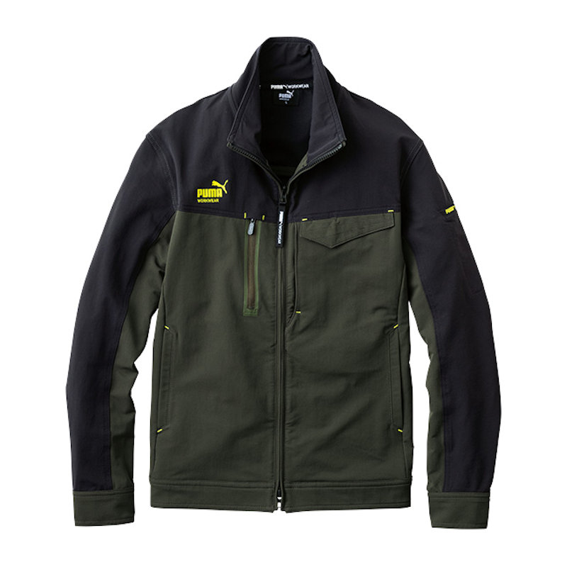 ＰＵＭＡ　ワークジャケット　ＰＷ－３０２１Ａ　ミリタリーグリーン　Ｌ　作業ウェアＰＵＭＡ