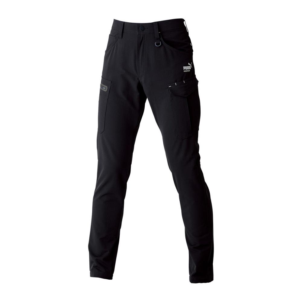 ＰＵＭＡ　カーゴパンツ　ＰＷ－３０２５Ａ　ブラック　Ｌ　作業ウェアＰＵＭＡ
