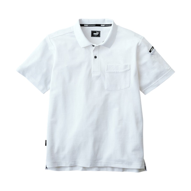 ＰＵＭＡ　半袖ポロシャツ　ＰＷ－４０１４Ｎ　ホワイト　３Ｌ　作業ウェアＰＵＭＡ