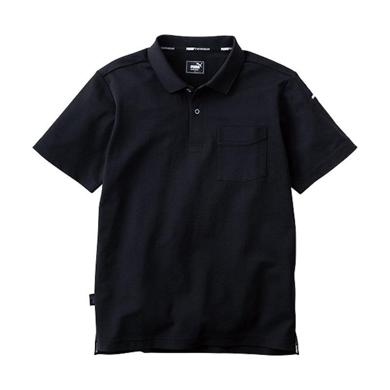 ＰＵＭＡ　半袖ポロシャツ　ＰＷ－４０１４Ｎ　ブラック　Ｌ　作業ウェアＰＵＭＡ