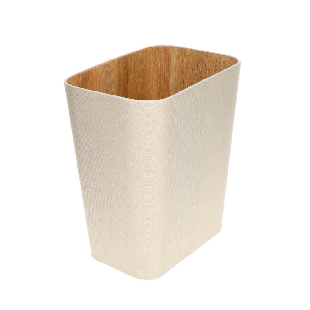 アテーナライフ　スリムスクエア型くず入れ　１０Ｌ　ベージュ