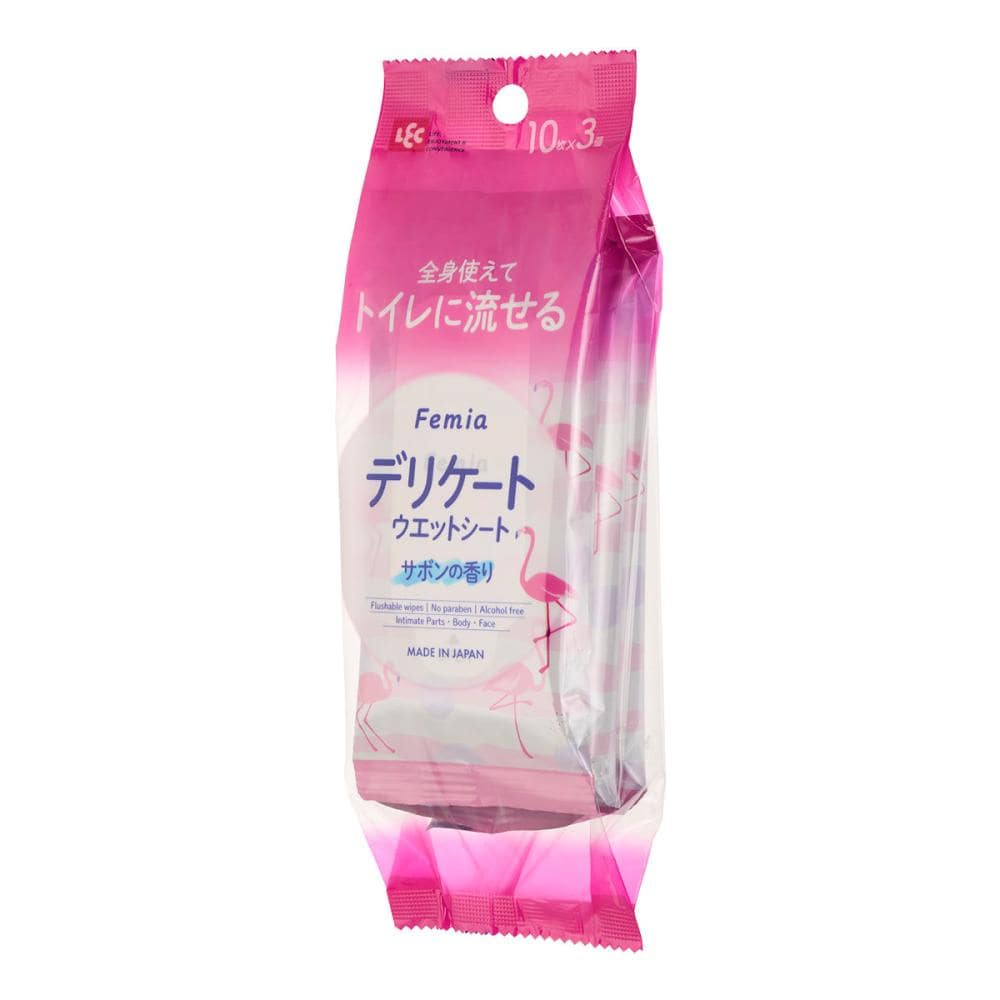 レック　フェムウエット　サボン　１０枚×３個入り