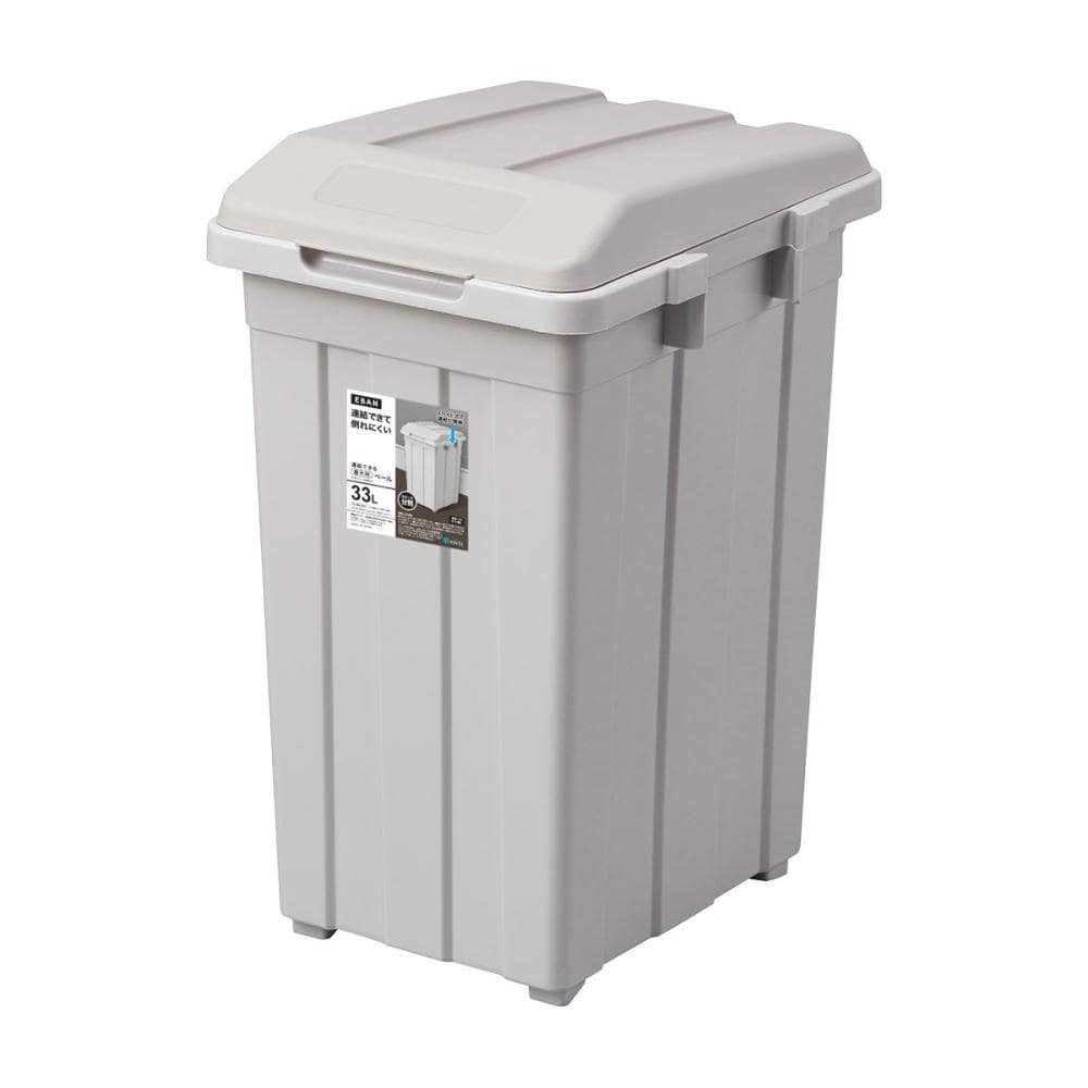 アスベル　ジョイント分別ペール　３３Ｌ　グレー