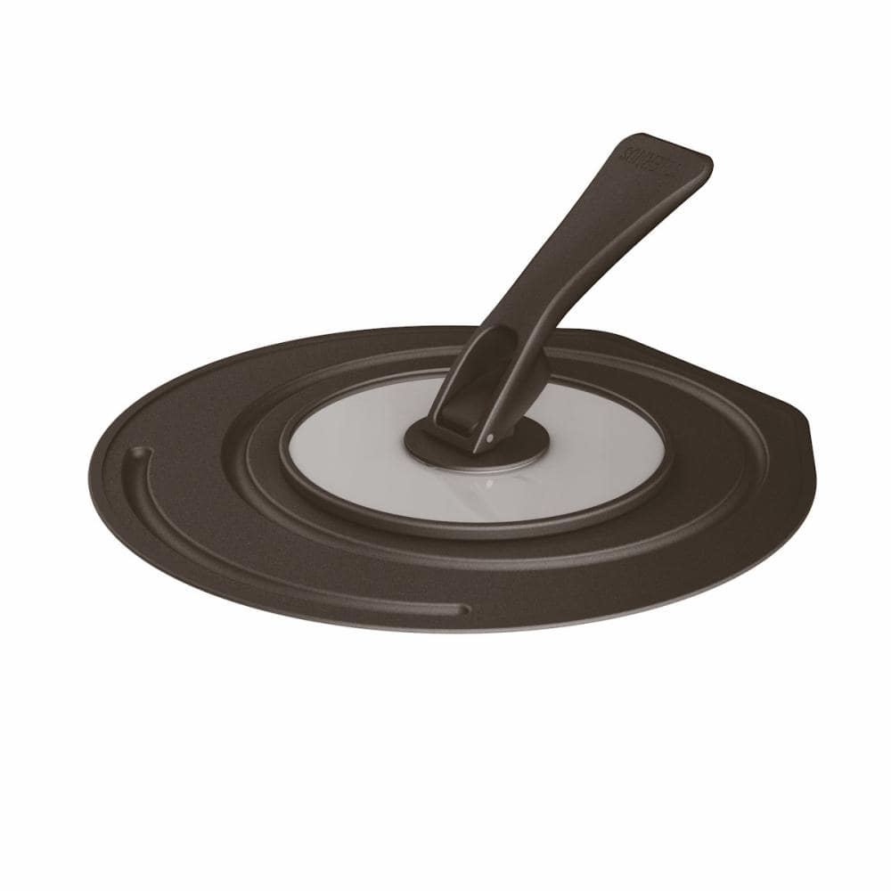 サーモス　折りたたみスタンド式フタ　２０／２４ｃｍ　ブラック　ＫＬＣ－００２　ＢＫ