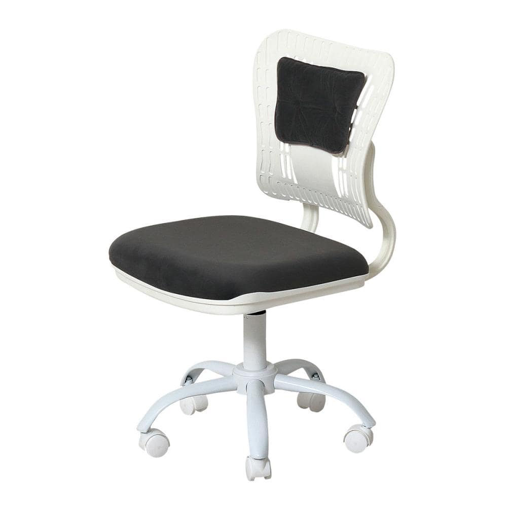 クロシオ　コンフィオフィスチェア　座面高４６～５６ｃｍ　グレーホワイト