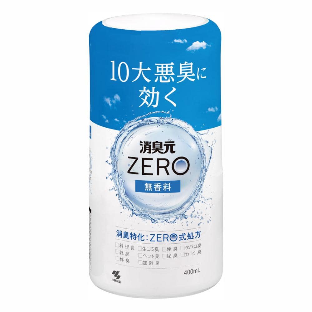 小林製薬　消臭元ＺＥＲＯ　無香料　本体　４００ｍＬ