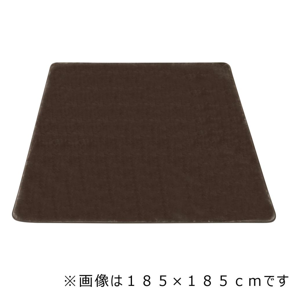 アテーナライフ　暖プラス　厚手リビングラグ　ヴァルキー　ブラウン　２００×３２０ｃｍ　約４畳