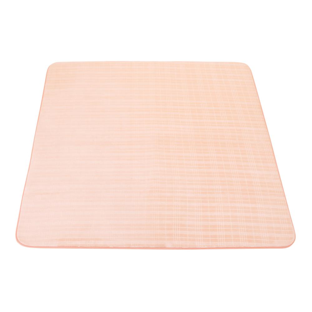 アテーナライフ　厚手ラグ　ラティス　ピンク　１８５×１８５ｃｍ　約２．２畳