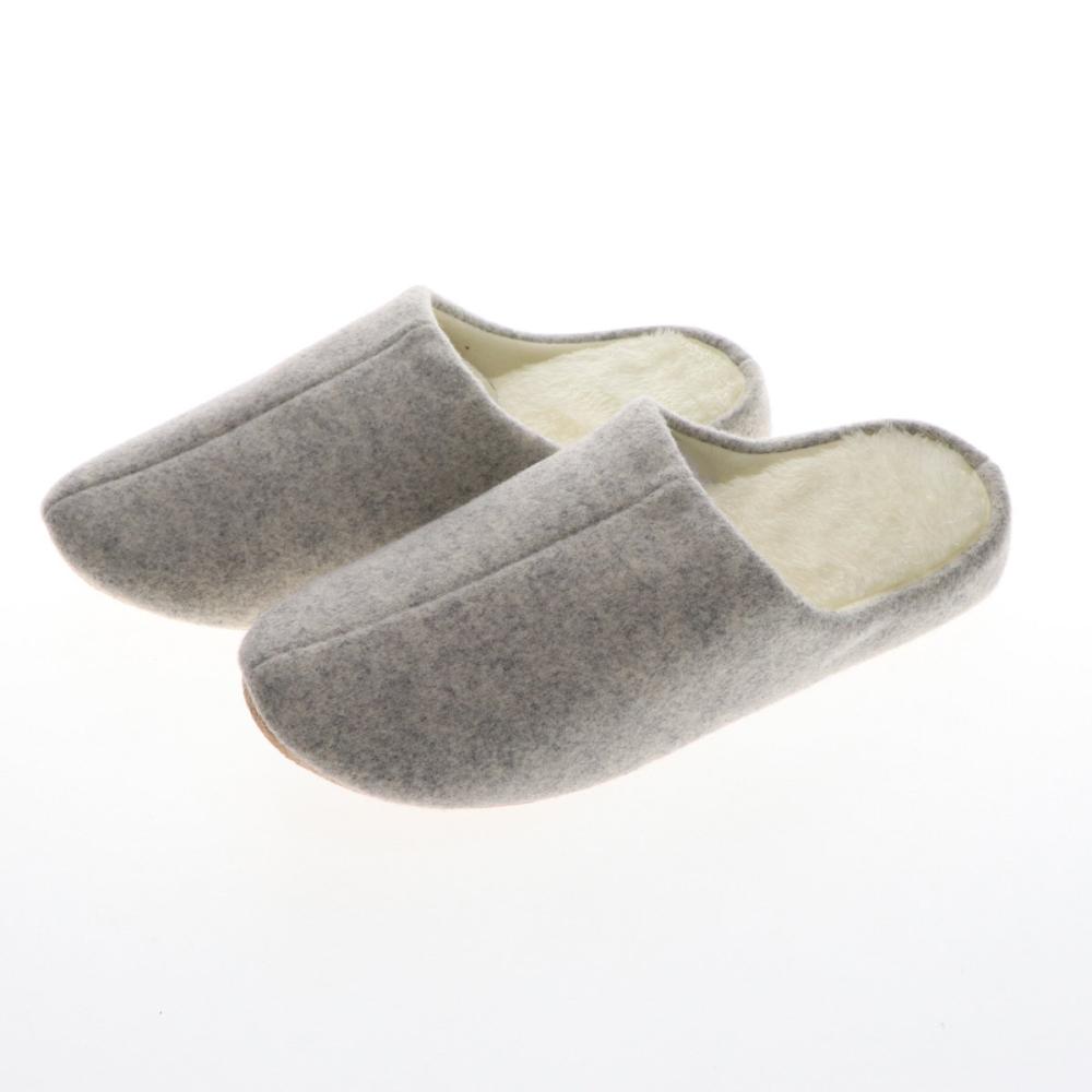 アテーナライフ　踏みもこルームスリッパ　ホワイト　Ｌ