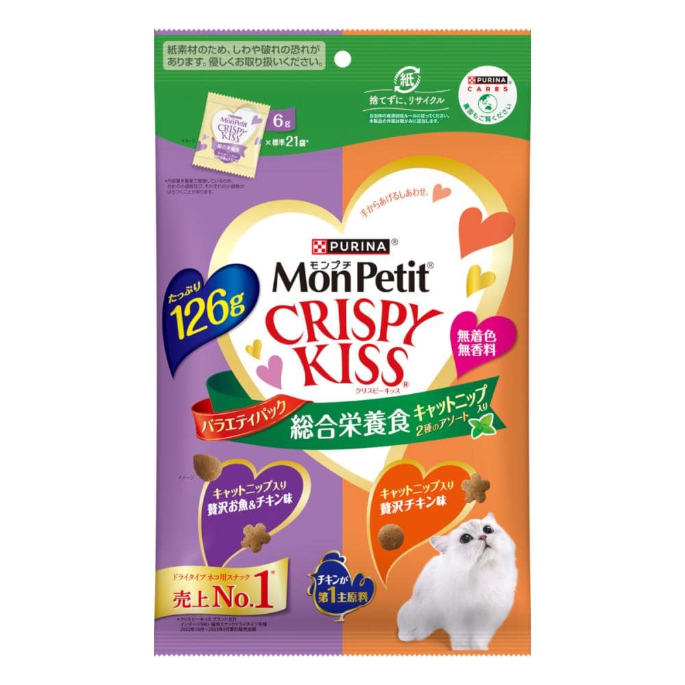 総合栄養食キャットニップ入り２種のアソート