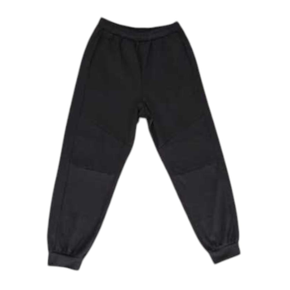 你的品牌名　ブロックフリース　ジャージパンツ　ブラック　Ｍ