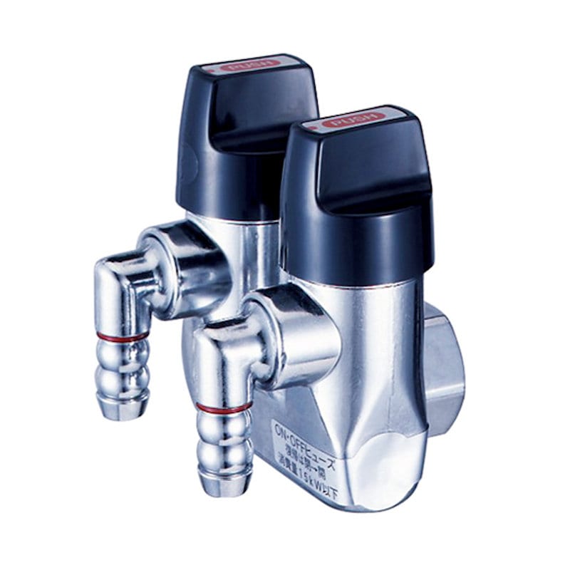 ＬＢ二口ＯＮ・ＯＦＦヒューズガス栓　ＬＰＧ　Ｇ０２５Ｚ－１２Ｐ