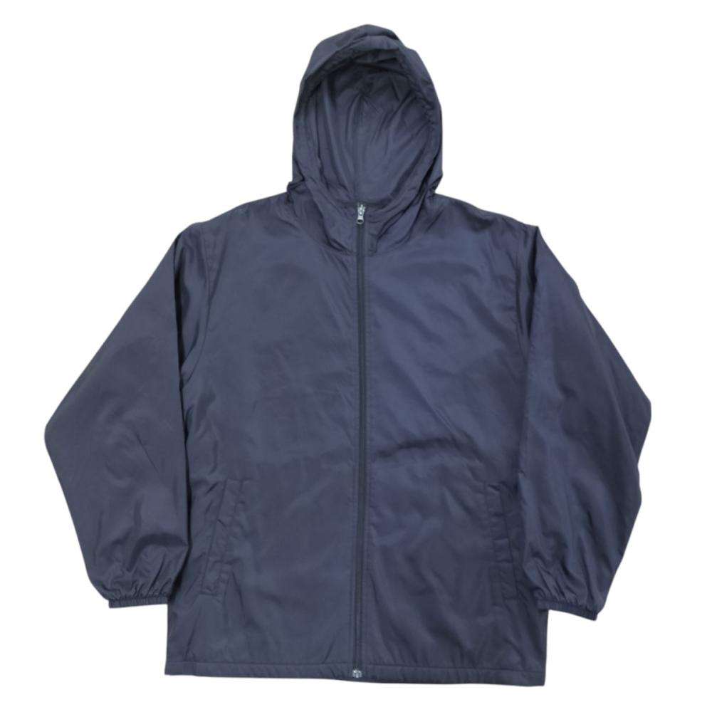 裏フリースブルゾン　フード付き　ネイビー　Ｍ