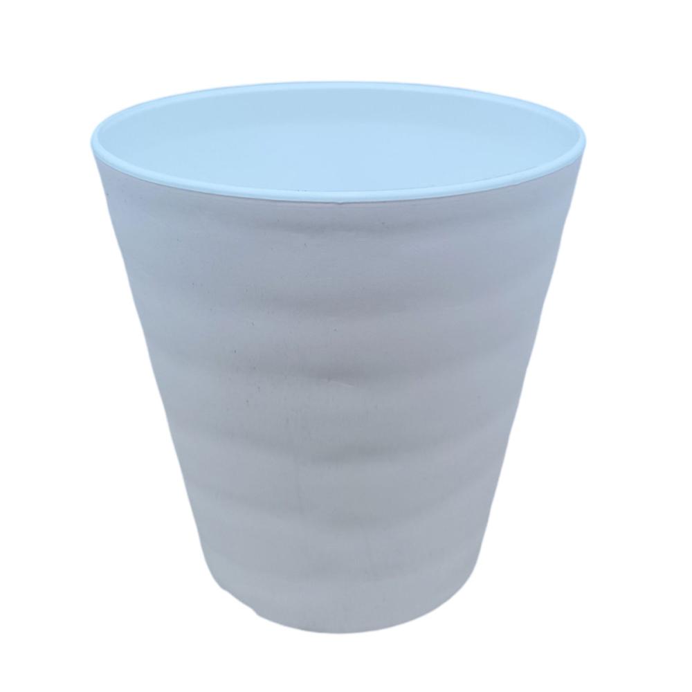 明和　セラアート長鉢　３号　白