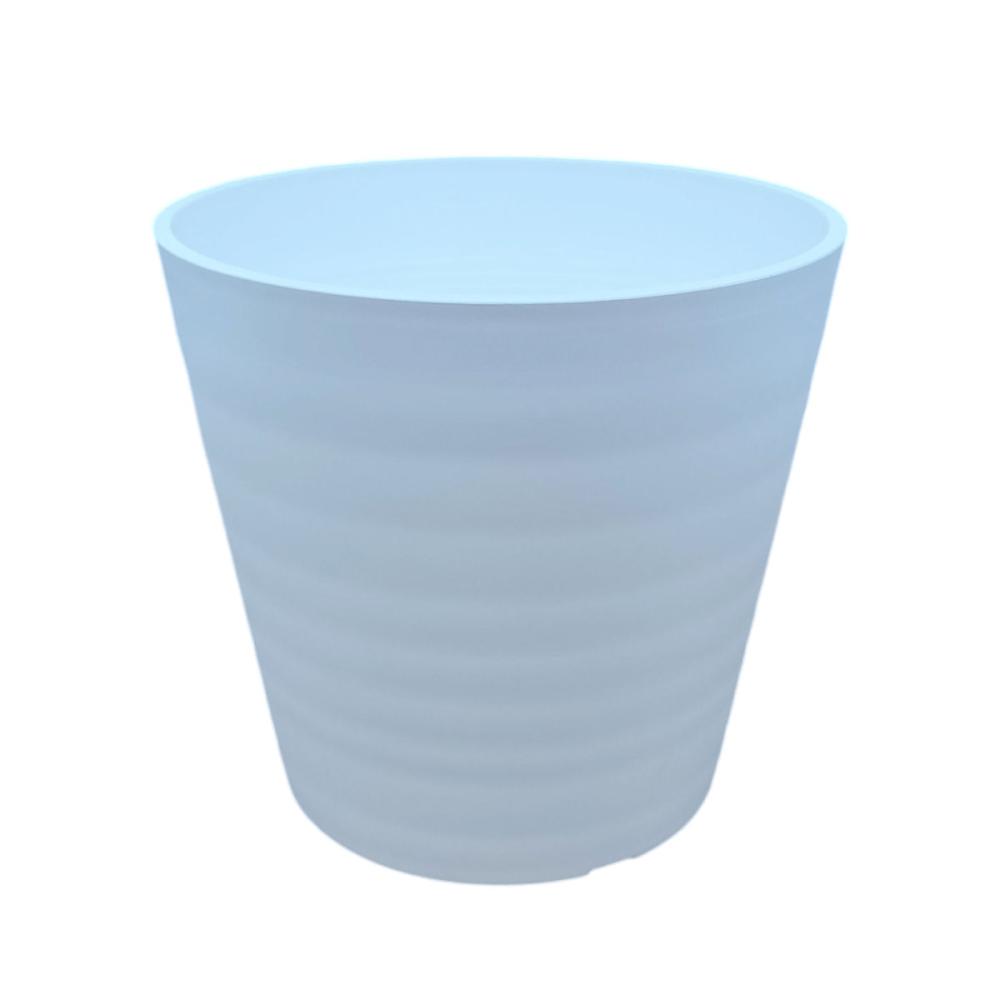 明和　セラアート長鉢　５号　Ｓ白