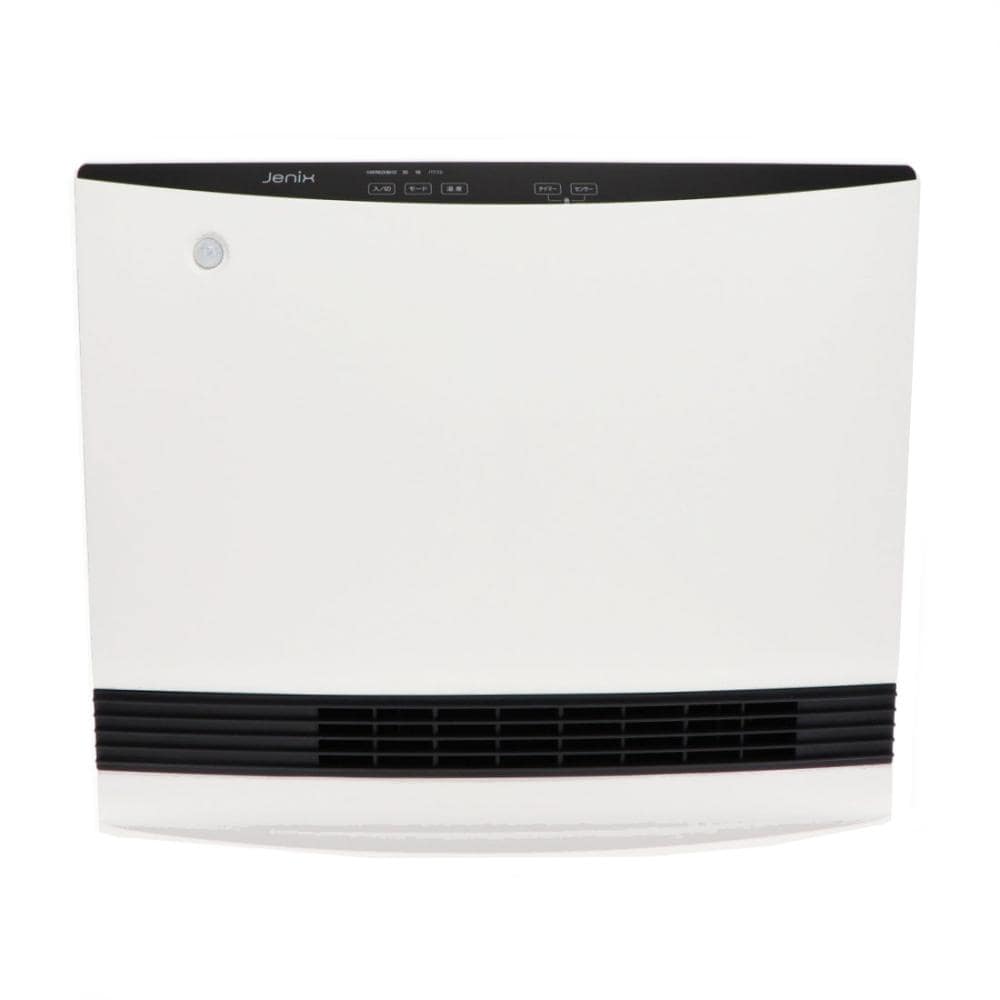 Ｊｅｎｉｘ（ジェニックス）　パネル型セラミックファンヒーター　Ｗセンサー付　１２００Ｗ　ホワイト