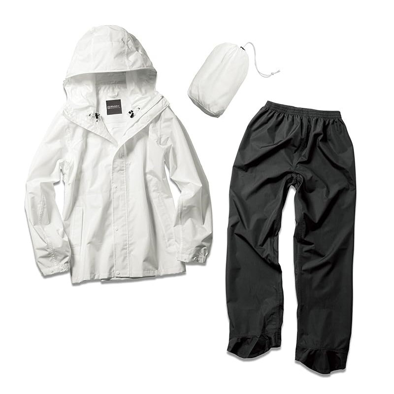 マック　レインスーツ　パノラマバッグイン　ホワイト　ＥＬ