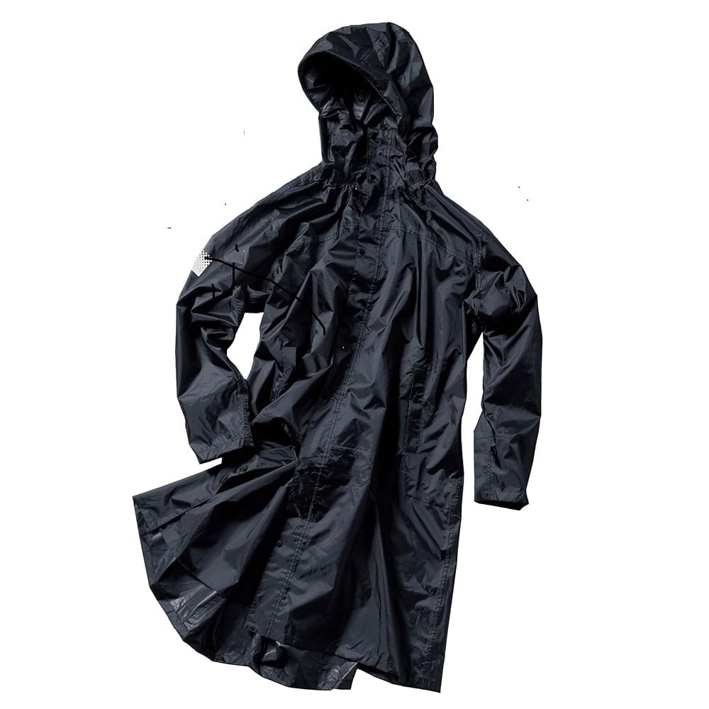 マック　レインコート　バッグインサイクル　ネイビー　フリーサイズ