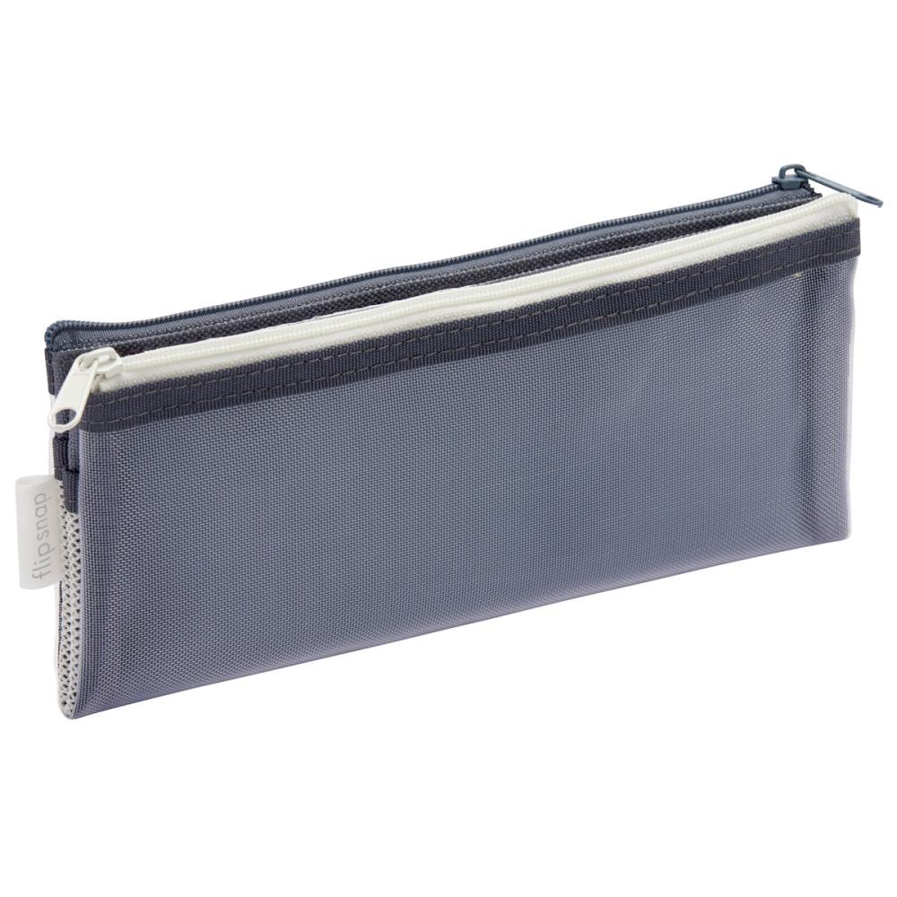 レイメイ　フリップスナップペンケース　グレー