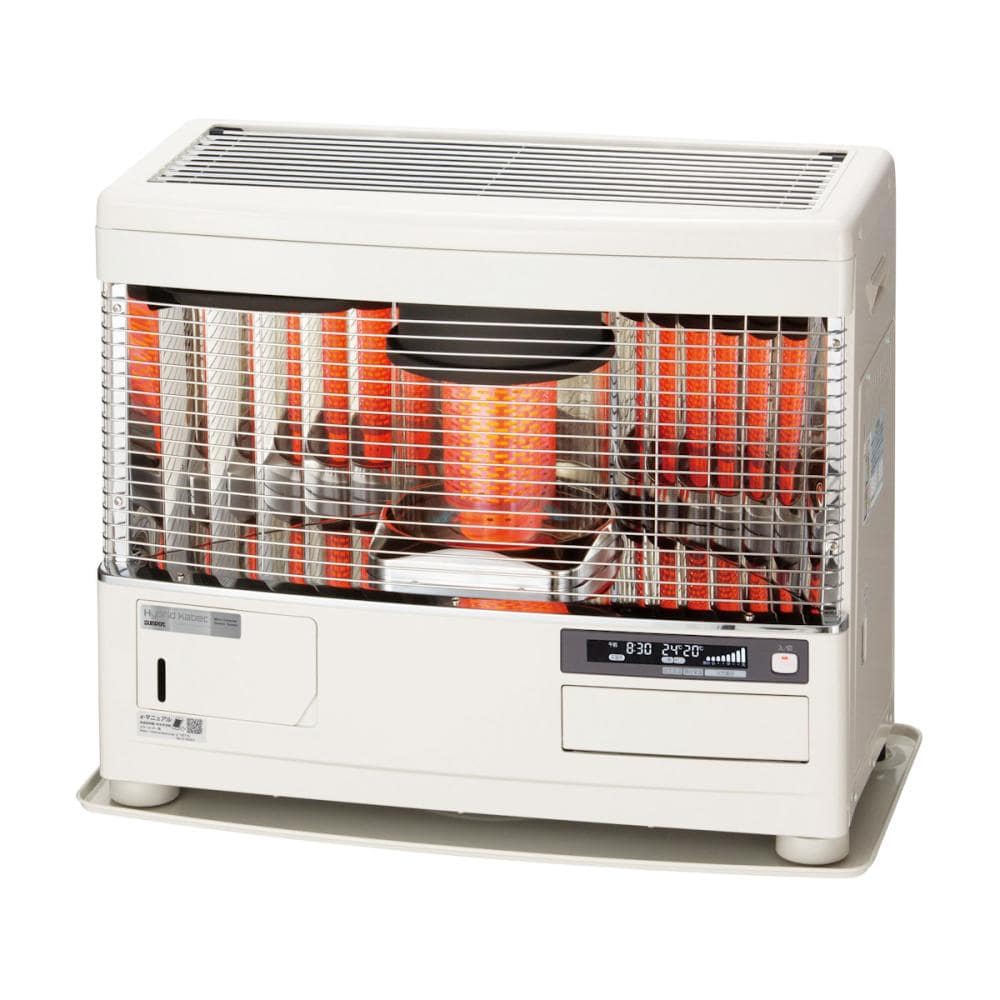 サンポット　ＦＦ式床暖ストーブ　カベック　木造１７畳　ホワイト　ＵＦＨ－６４１１ＵＲＦ　Ｄ