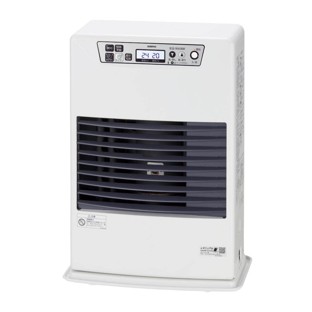 サンポット　ＦＦ式温風ストーブ　木造１１畳　ホワイト　ＦＦ－４２１２ＴＬＤ