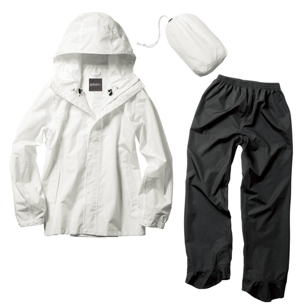 マック　レインスーツ　パノラマバッグイン　ホワイト　Ｍ