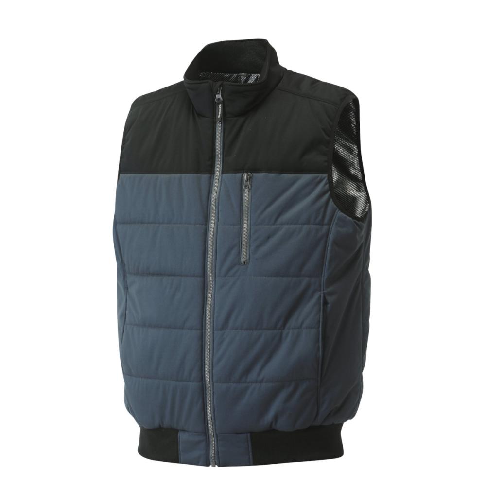 Ｋ＋ＷＯＲＫＳ　裏アルミ　ストレッチベスト　チャコール　ＬＬ