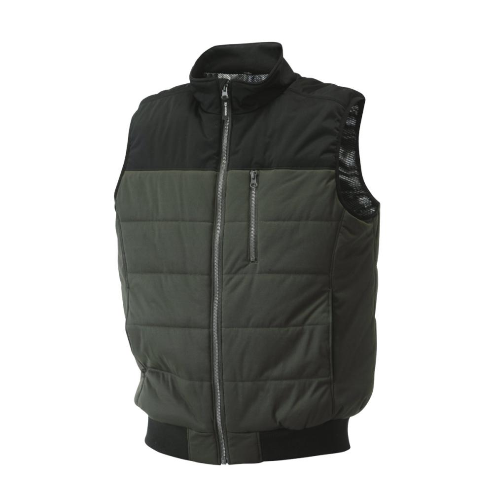 Ｋ＋ＷＯＲＫＳ　裏アルミ　ストレッチベスト　カーキ　Ｍ