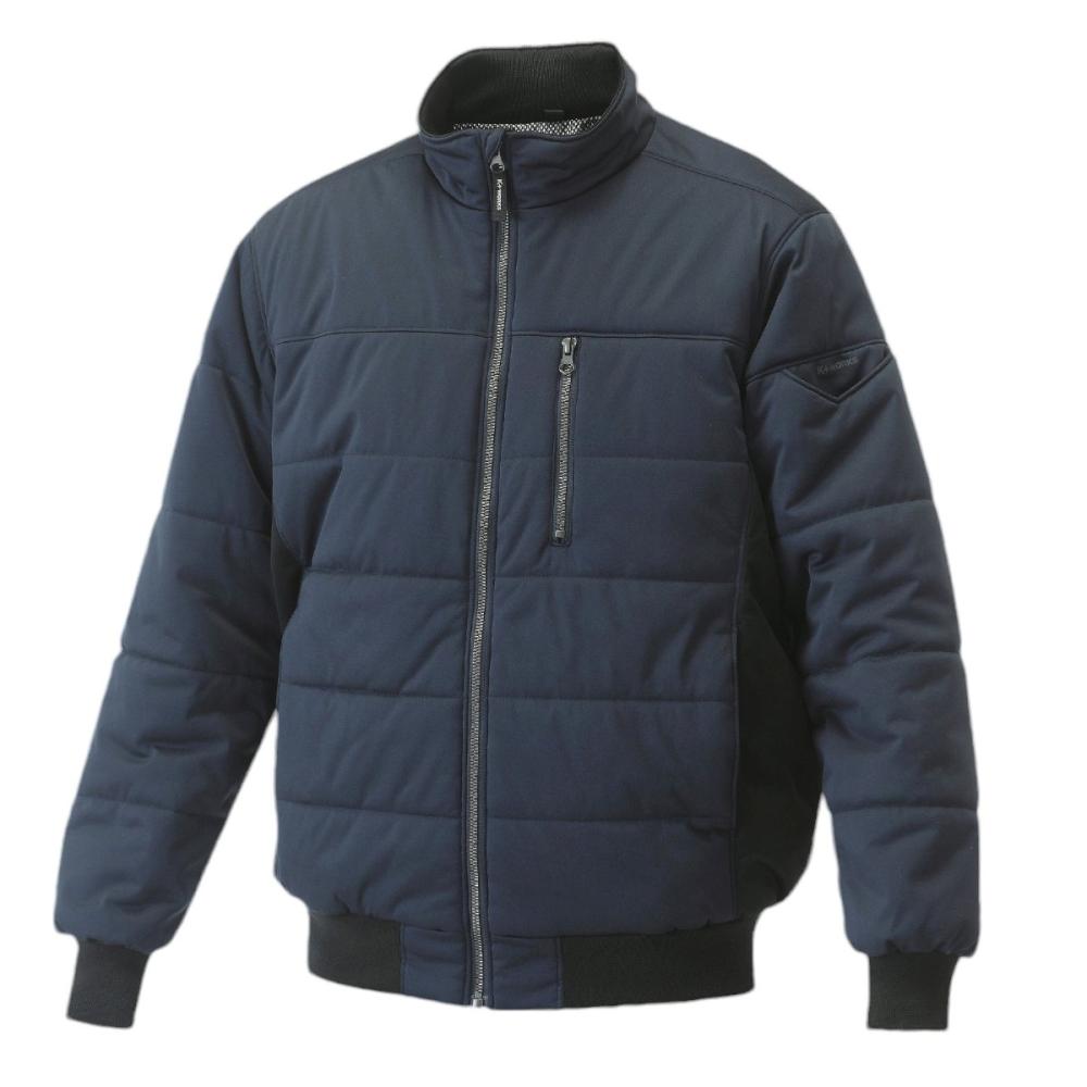 Ｋ＋ＷＯＲＫＳ　裏アルミ　ストレッチ防寒ブルゾン　ネイビー　３Ｌ