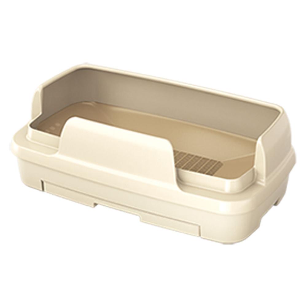 エステー　ニャンとも清潔トイレセット　のびのびリラックス　ライトベージュ　チップ＋シート付