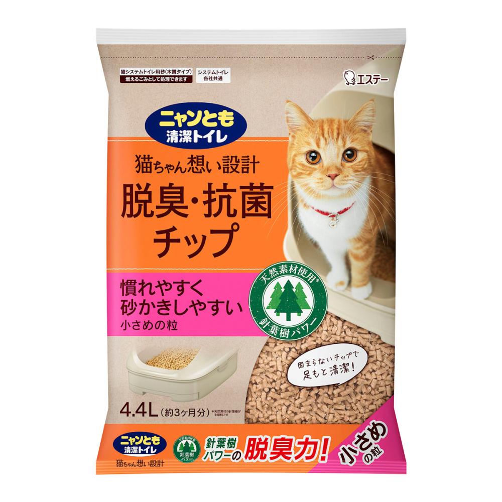 エステー　ニャンとも清潔トイレ　脱臭・抗菌チップ　小さめ　４．４Ｌ