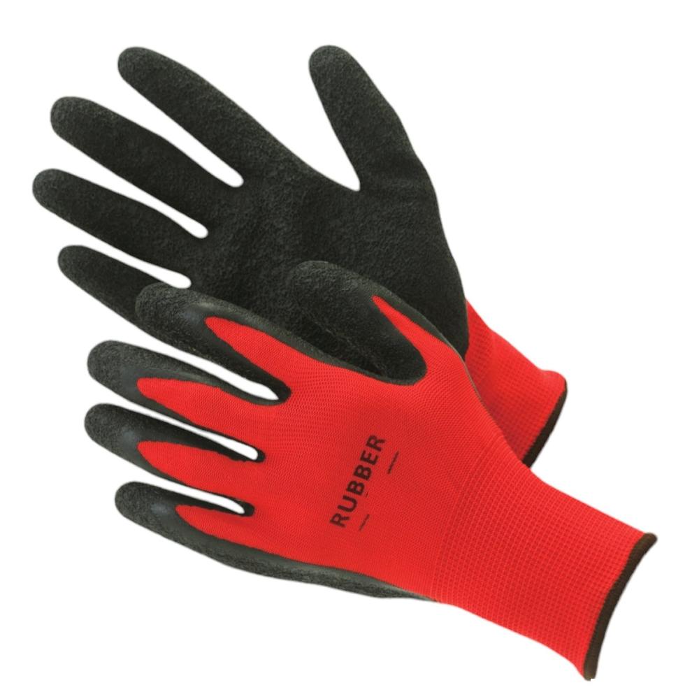 你的品牌名　天然ゴム背抜き手袋　１双組　Ｌ