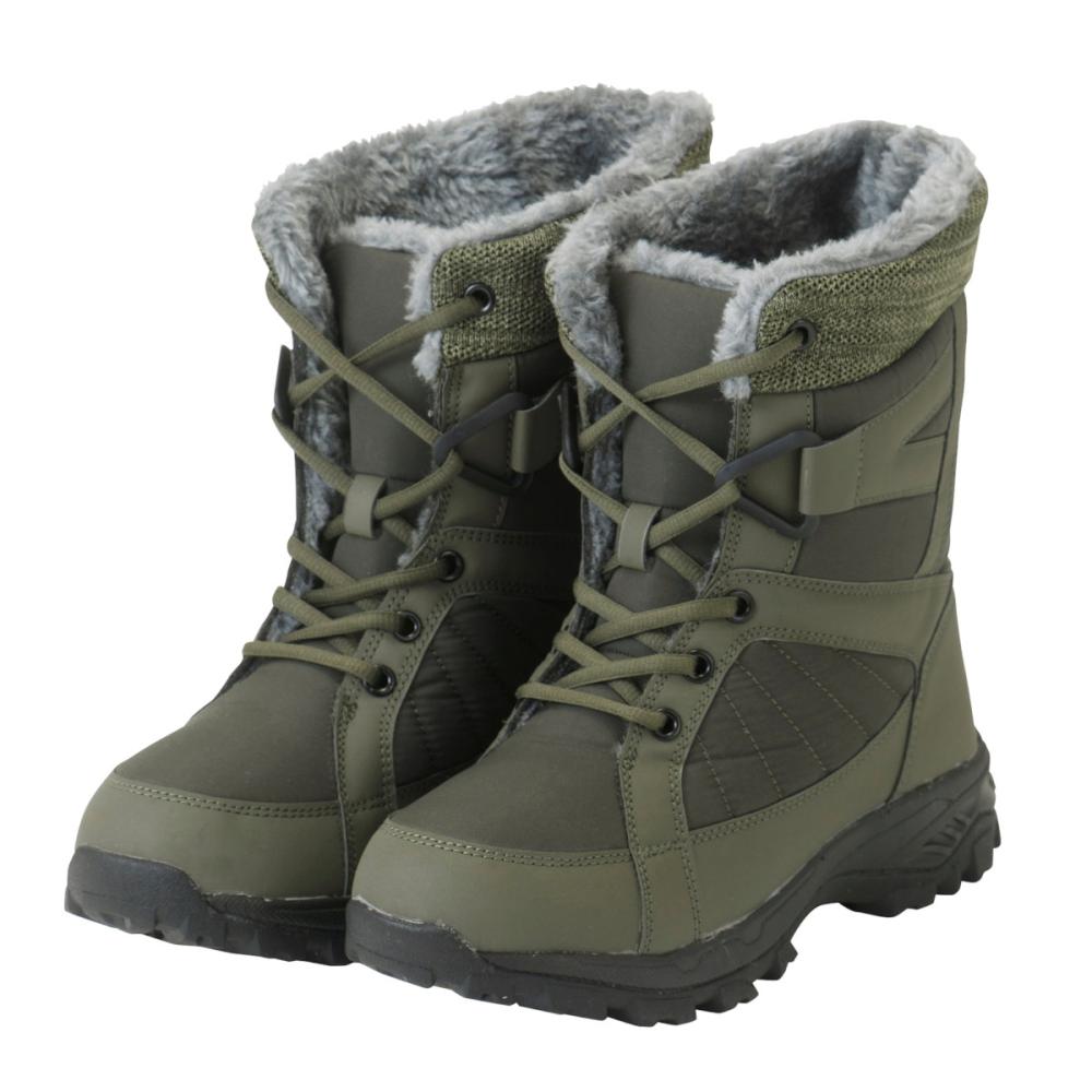 ＳＯＬＶＩＣ（ソルビック）　婦人防寒ブーツ　防滑ガラス繊維ソール　カーキ　Ｍ　２４．５～２５ｃｍ