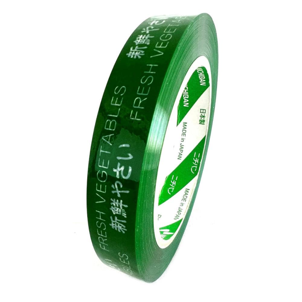 ニチバン　たばねらテープ新鮮野菜　緑　２０ｍｍ×１００ｍ