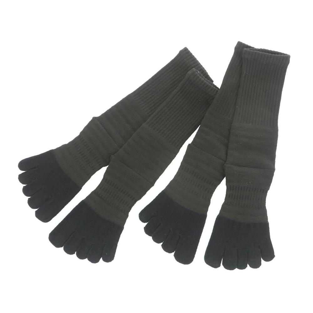 Ｋ＋ＷＯＲＫＳ　防寒サポートソックス　サーマルギアウォーム　５本指　２５～２７ｃｍ　２足入り