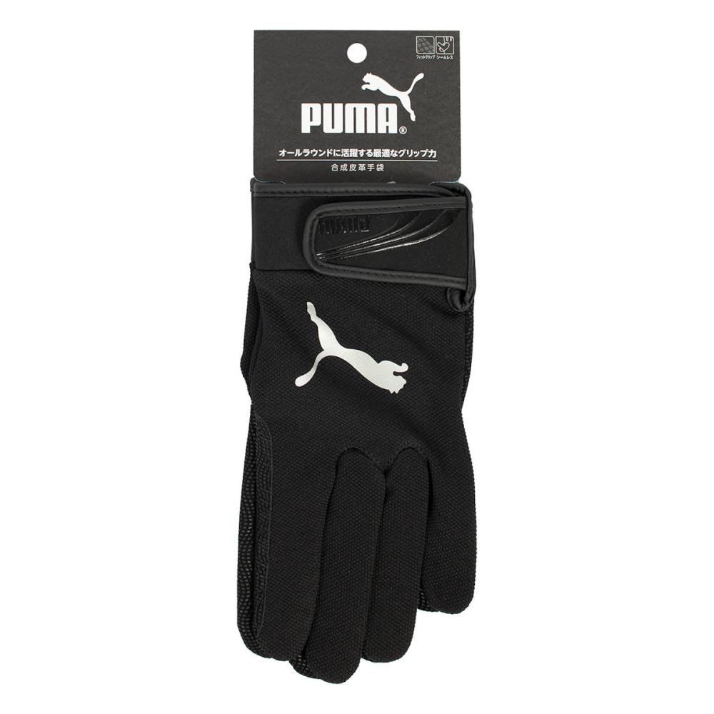 ＰＵＭＡ　合成皮革手袋　ブラック　ＬＬ　ＣＭ６００１