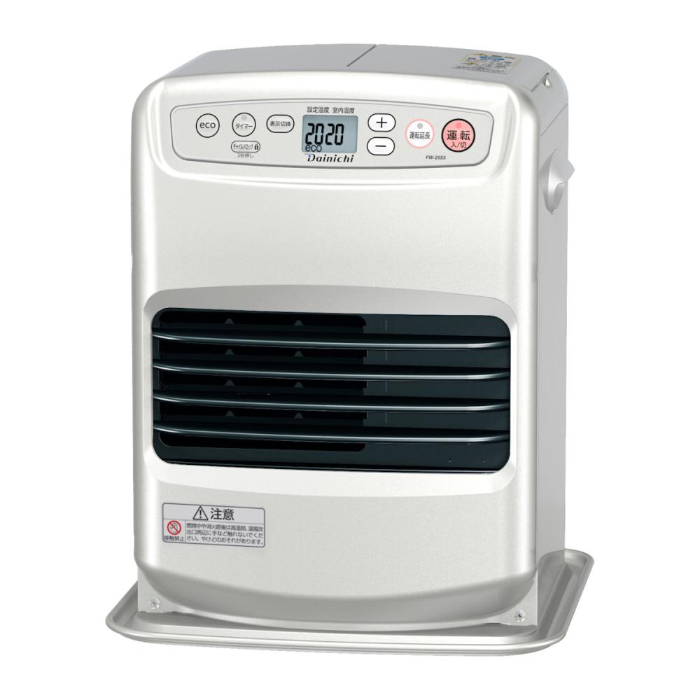 ダイニチ　石油ファンヒーター　木造７畳　ライトシルバー　ＦＷ－２５Ｓ５（Ｓ）