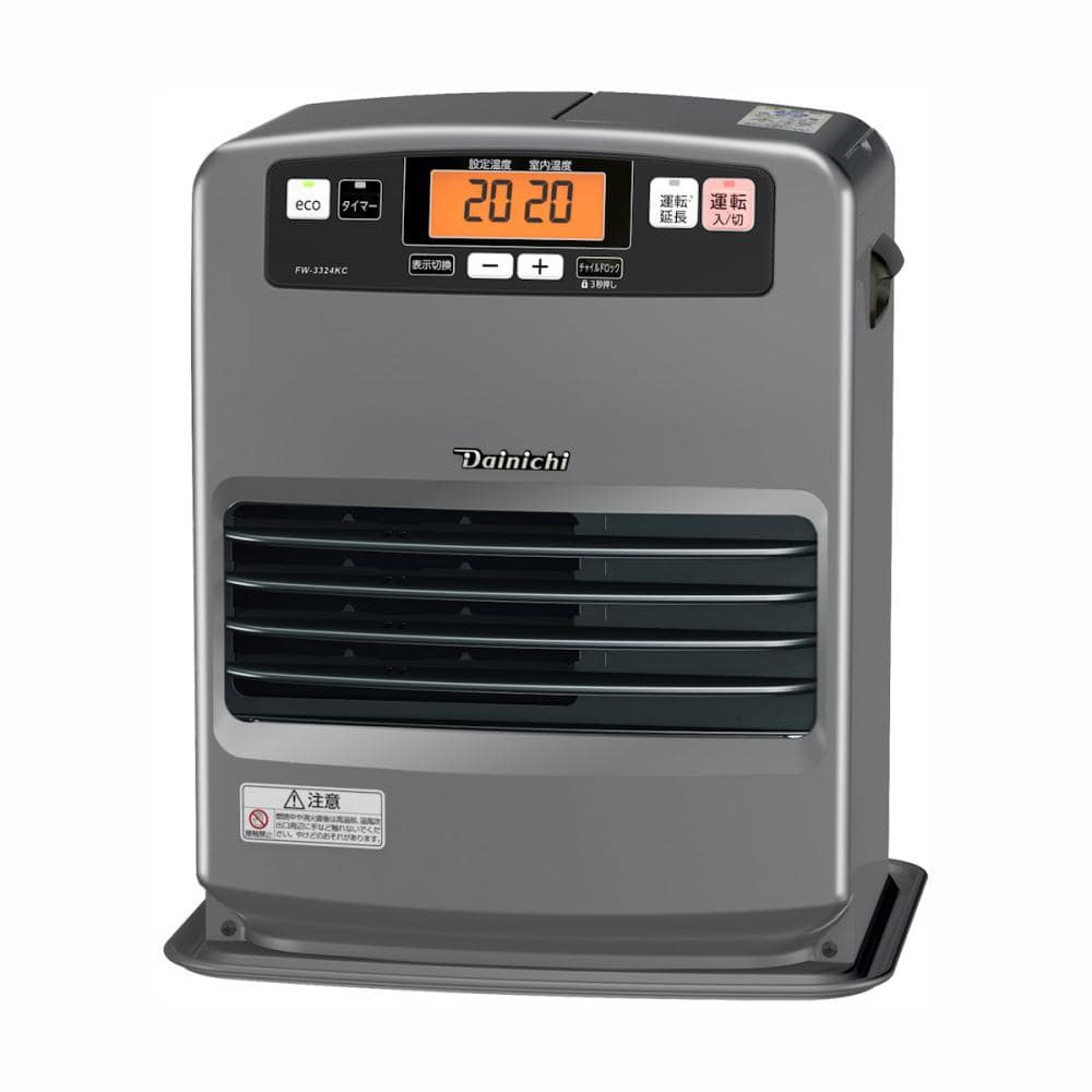 ダイニチ　石油ファンヒーター　木造９畳　マットグレー　ＦＷ－３３２４ＫＣ（Ｈ）
